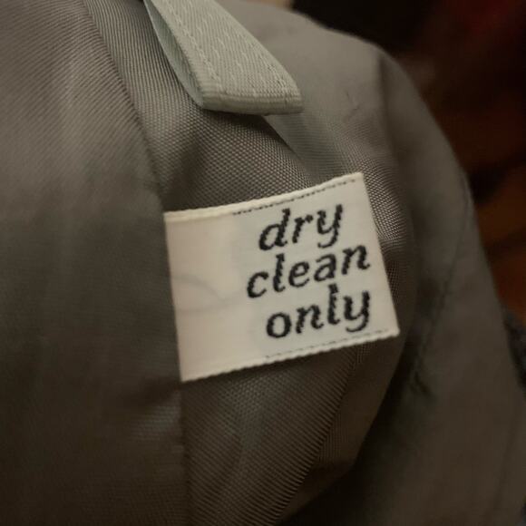 Vintage 1970s Pendleton Virgin Wool Midi Skirt Gray Diamond Plaid Sz 16 - Picture 3 of 12